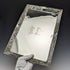 1896 British Antique Pure Silver Square Dressing Table Tray 666g Florence Warden